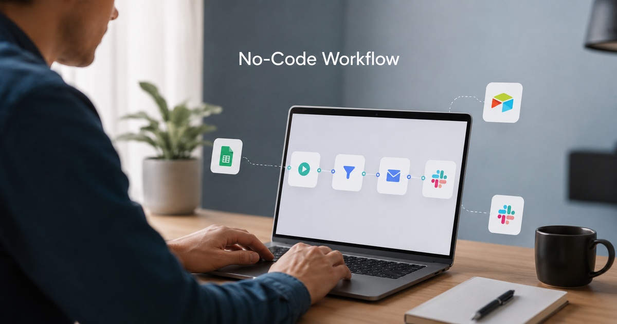 Featured image for How to Build Your First No-Code Workflow Without Creating a Maintenance Mess