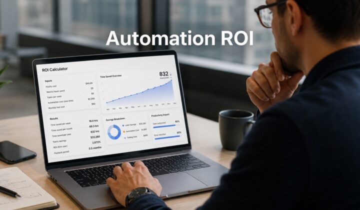 Featured image for Automation ROI Calculator: How to Estimate Time Saved Without Guesswork